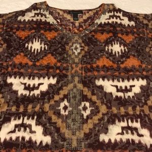 INC cold shoulder top.